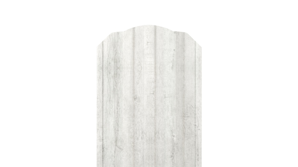 Штакетник Трапециевидный APROFIL, 114мм, Имитация дерева, камня: Gray Wood (ШТ-ПАТТЕРН-Gray-Wood-0.45-15)