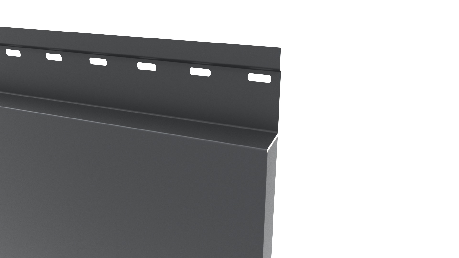 Линеарная панель APROFIL, Полуглянцевая: Графитовый серый (ПЛ-227-ПГЛ-7024-0.7-7)