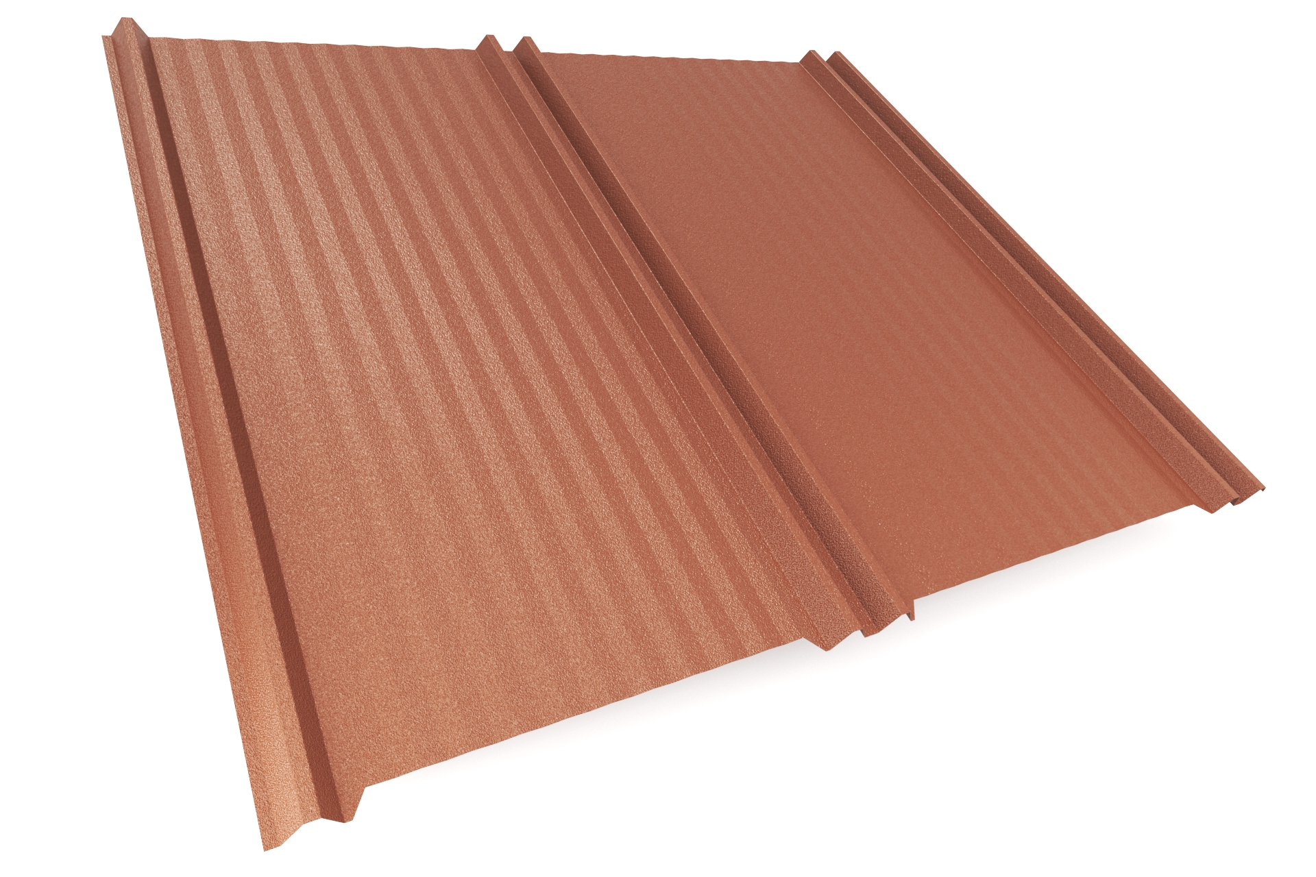 Профнастил под фальц APROFIL, Матовая, Медно-коричневый, 01.7.75.11/90