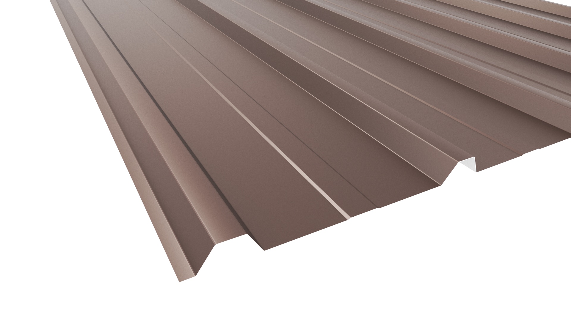 Профнастил НС20 APROFIL, Полуглянцевая: Шоколадно-коричневый (НС20-ПГЛ-8017-0.68-1)