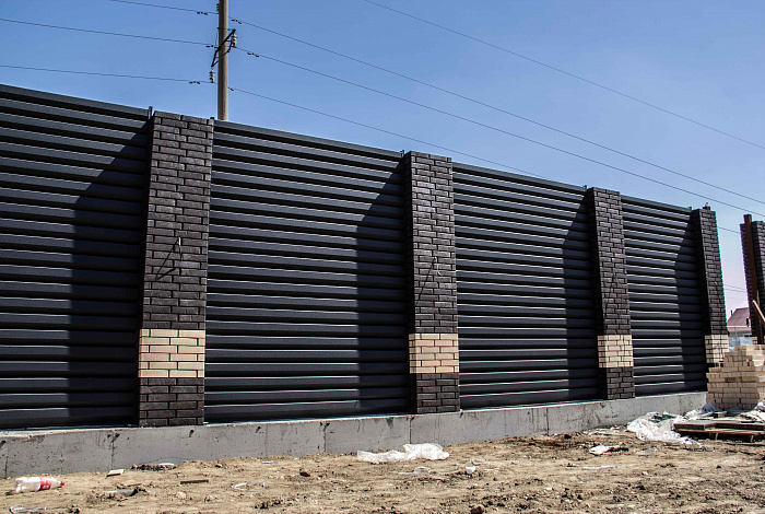 Забор-жалюзи РОМБОВИДНЫЙ APROFIL, частный дом, Алматинская область, 2025