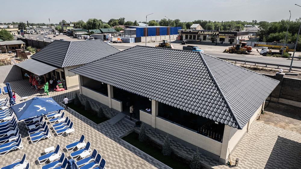 Металлочерепица ANDALUSIA APROFIL, кровельные материалы, для бизнеса, Комплекс DUBAI, 2025