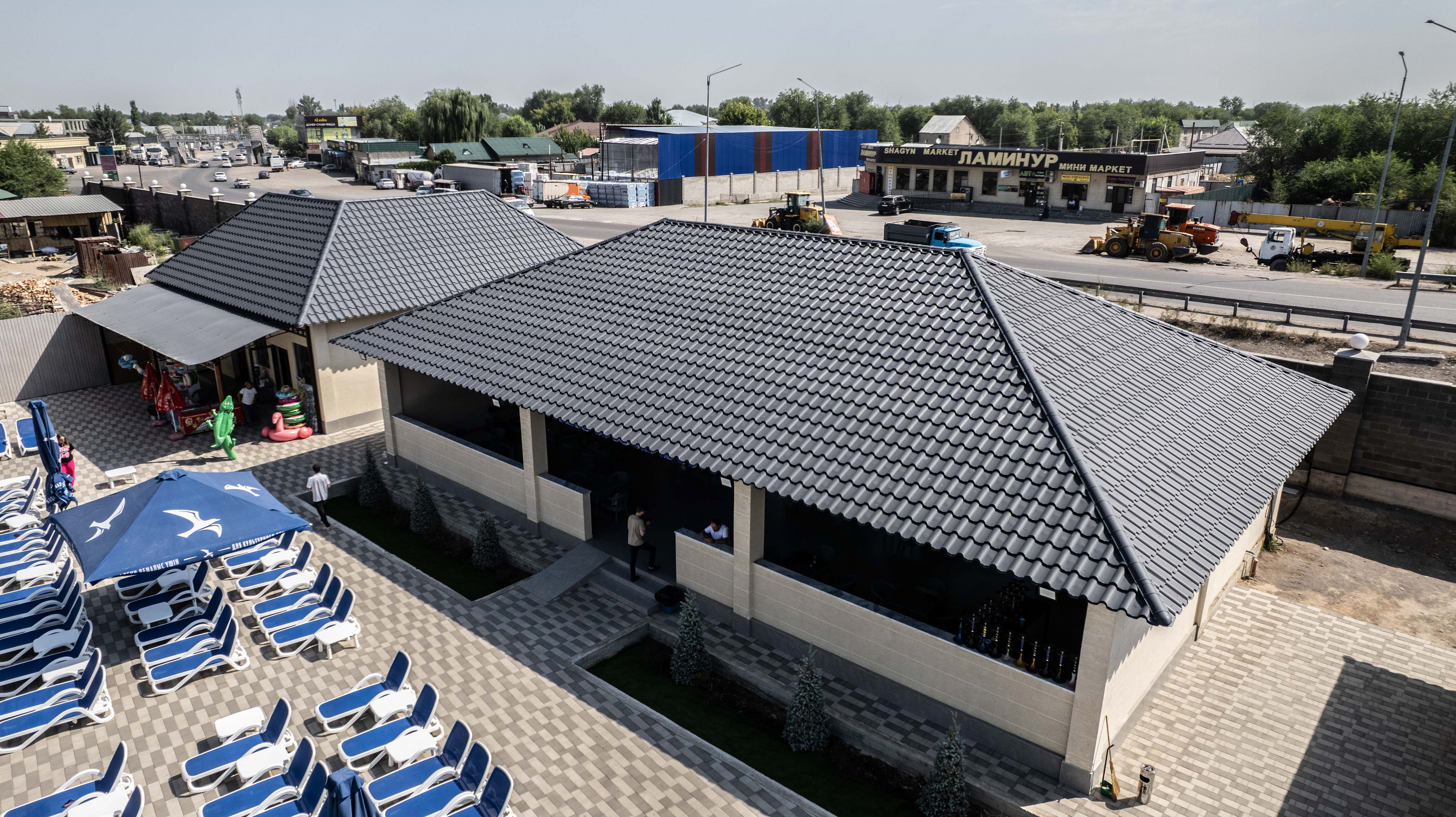 Металлочерепица ANDALUSIA APROFIL, кровельные материалы, для бизнеса, Комплекс DUBAI, 2025