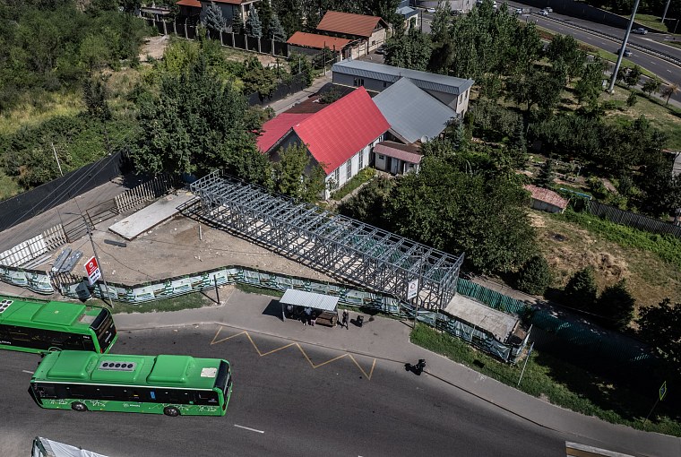Каркас торгового павильона ярмарки из ЛСТК APROFIL в Алматы