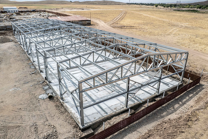 Быстровозводимые здания ЛМК, для бизнеса, складской комплекс, г. Тараз, 2025