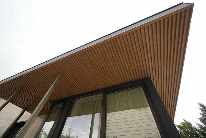 Дизайнерские панели CANYON APROFIL, частный дом, г. Алматы, 2025