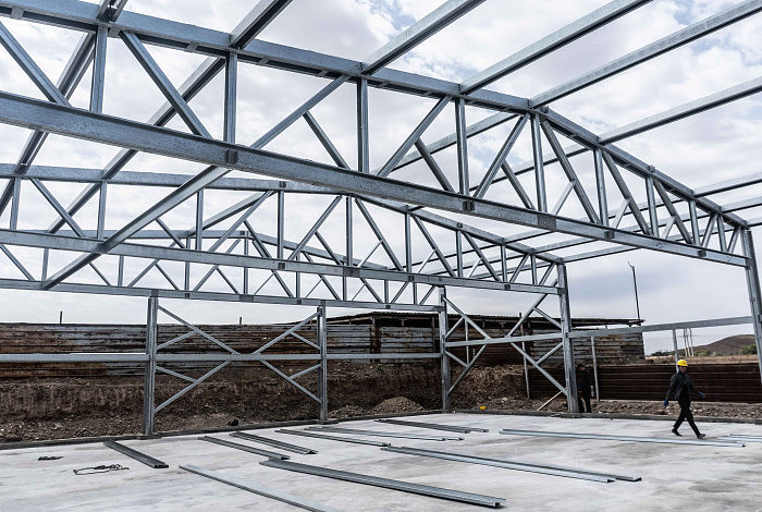 Быстровозводимые здания ЛМК, для бизнеса, складской комплекс, г. Тараз, 2025