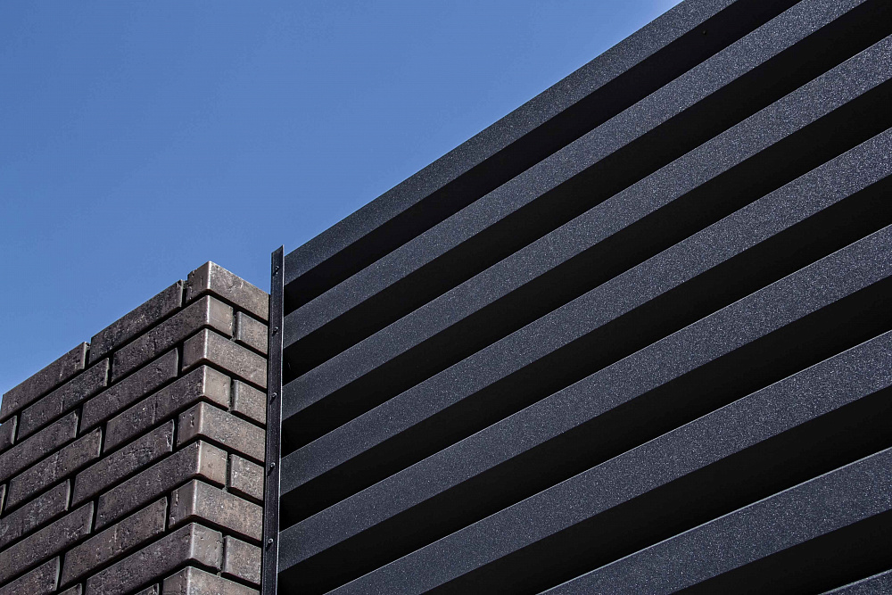 Забор-жалюзи РОМБОВИДНЫЙ APROFIL, частный дом, Алматинская область, 2025