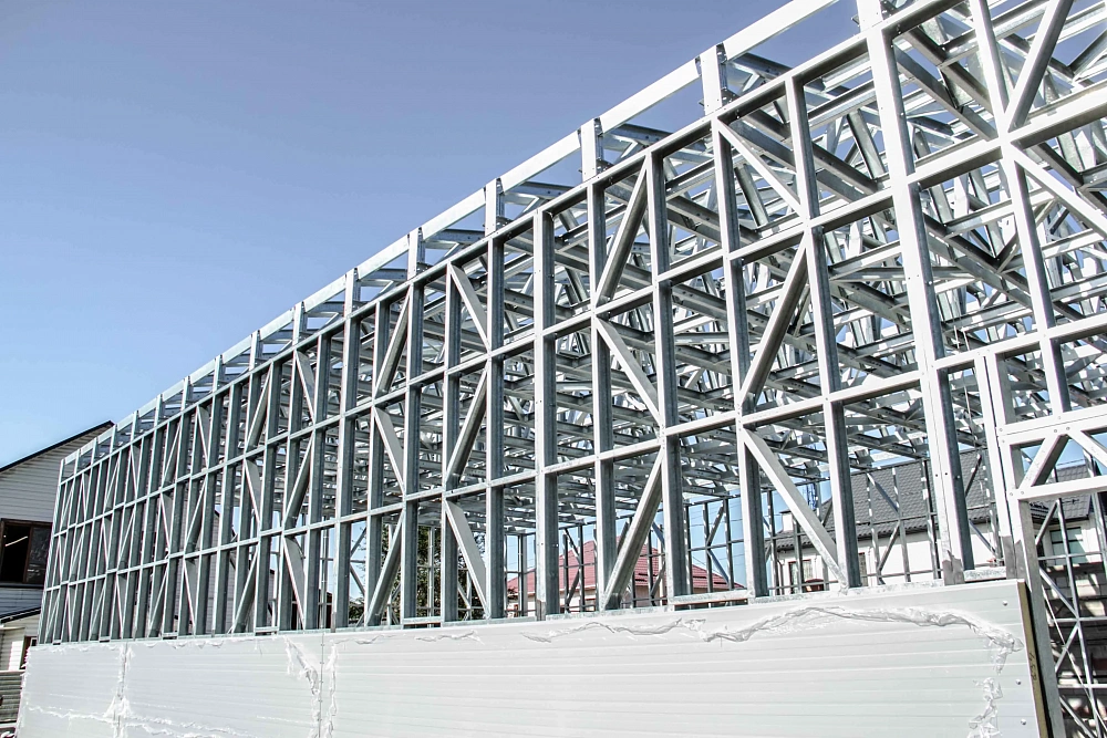 Каркас здания склада-холодильника из ЛСТК APROFIL в Алматинской области