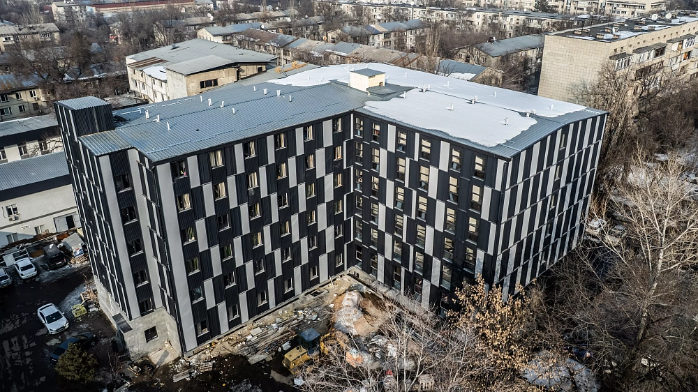 Дизайнерские фасадные панели CANYON APROFIL, для бизнеса, БЦ Эталон, г. Алматы, 2025 