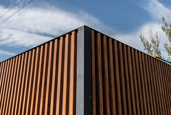 Дизайнерские панели для забора ORMAN APROFIL, частный дом, г. Алматы, 2025