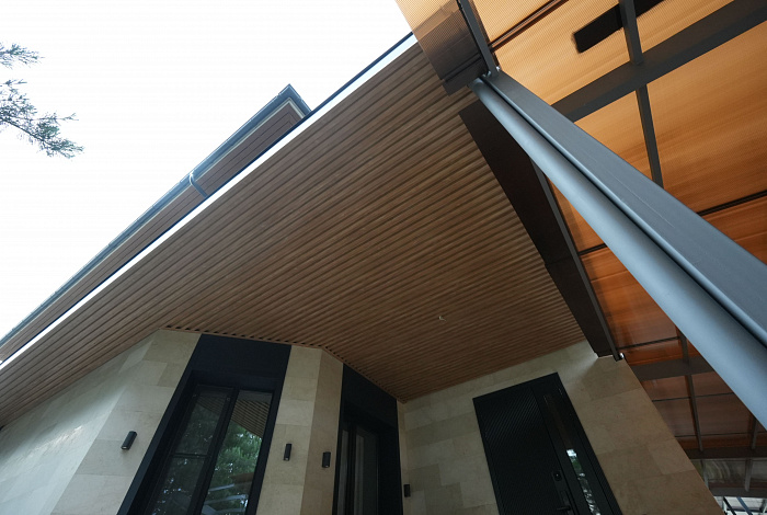 Дизайнерские панели CANYON APROFIL, частный дом, г. Алматы, 2025