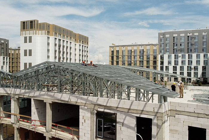 Быстровозводимые здания ЛСТК APROFIL, для государства, стропильная система детского сада, г. Астана, 2025 