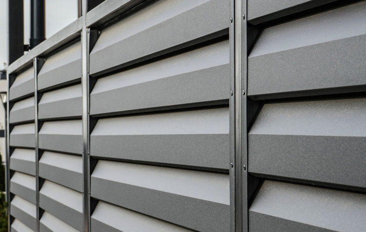 Забор-жалюзи Ромбовидный