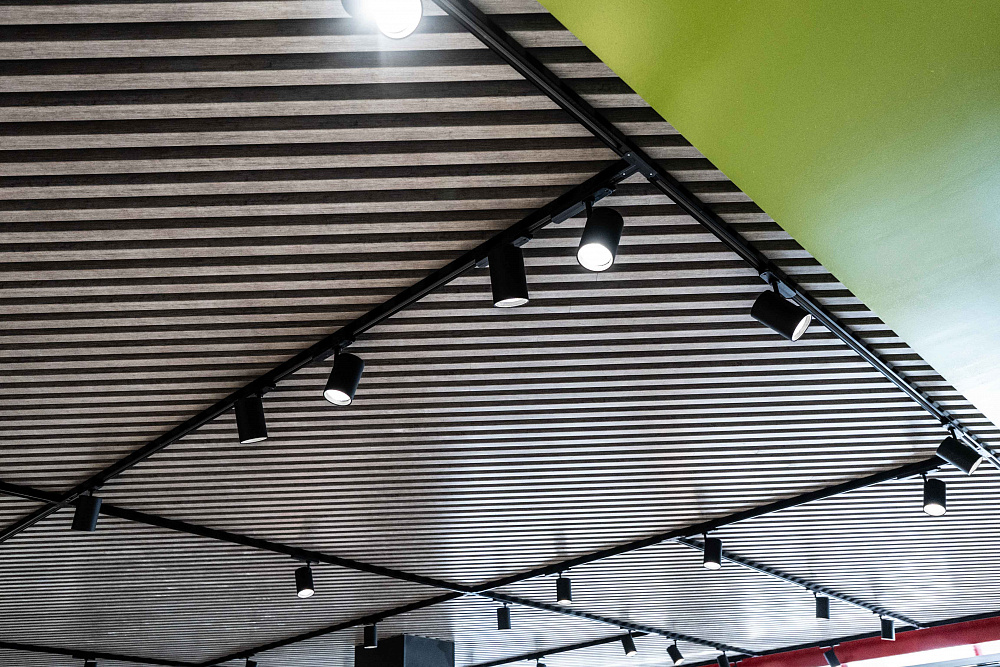 Кубический потолок APROFIL, для бизнеса, АЗС Royal Petrol, г. Алматы, ул. Байтурсынова, 2025 