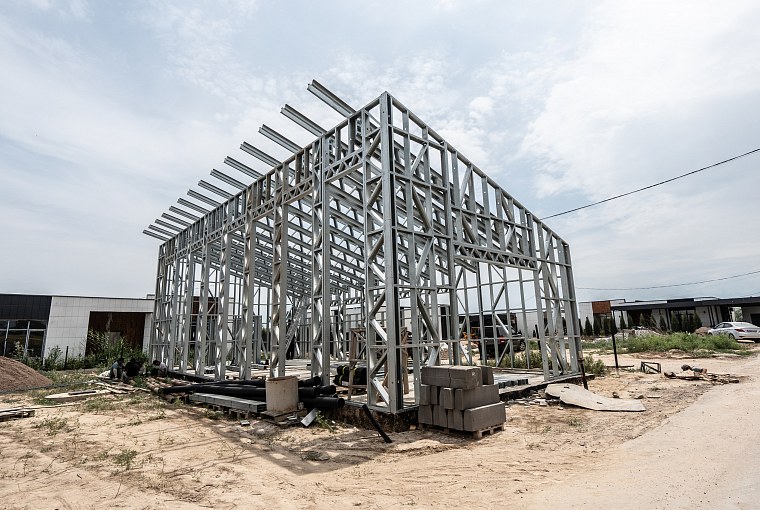 Каркас гаража из ЛСТК APROFIL в Алматинской области