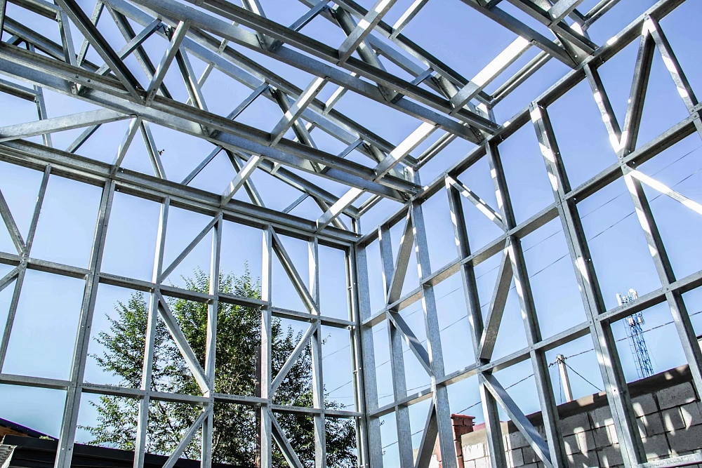 Каркас здания склада-холодильника из ЛСТК APROFIL в Алматинской области